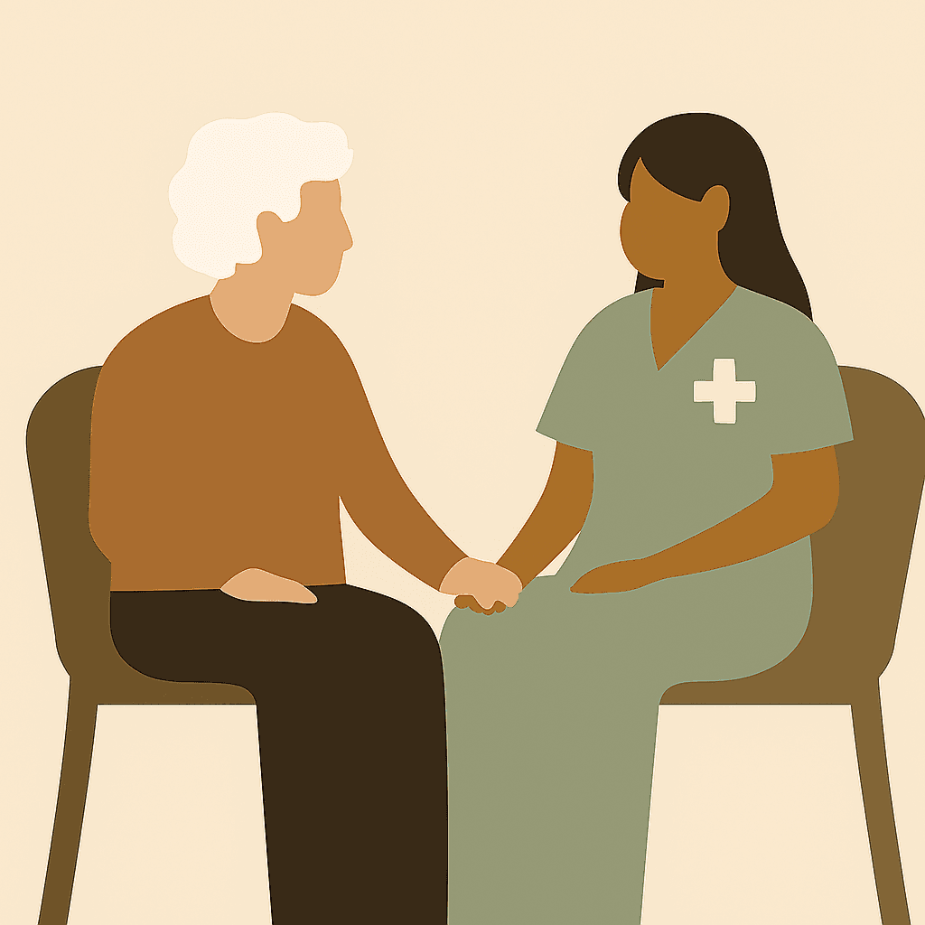 Illustration aide à domicile