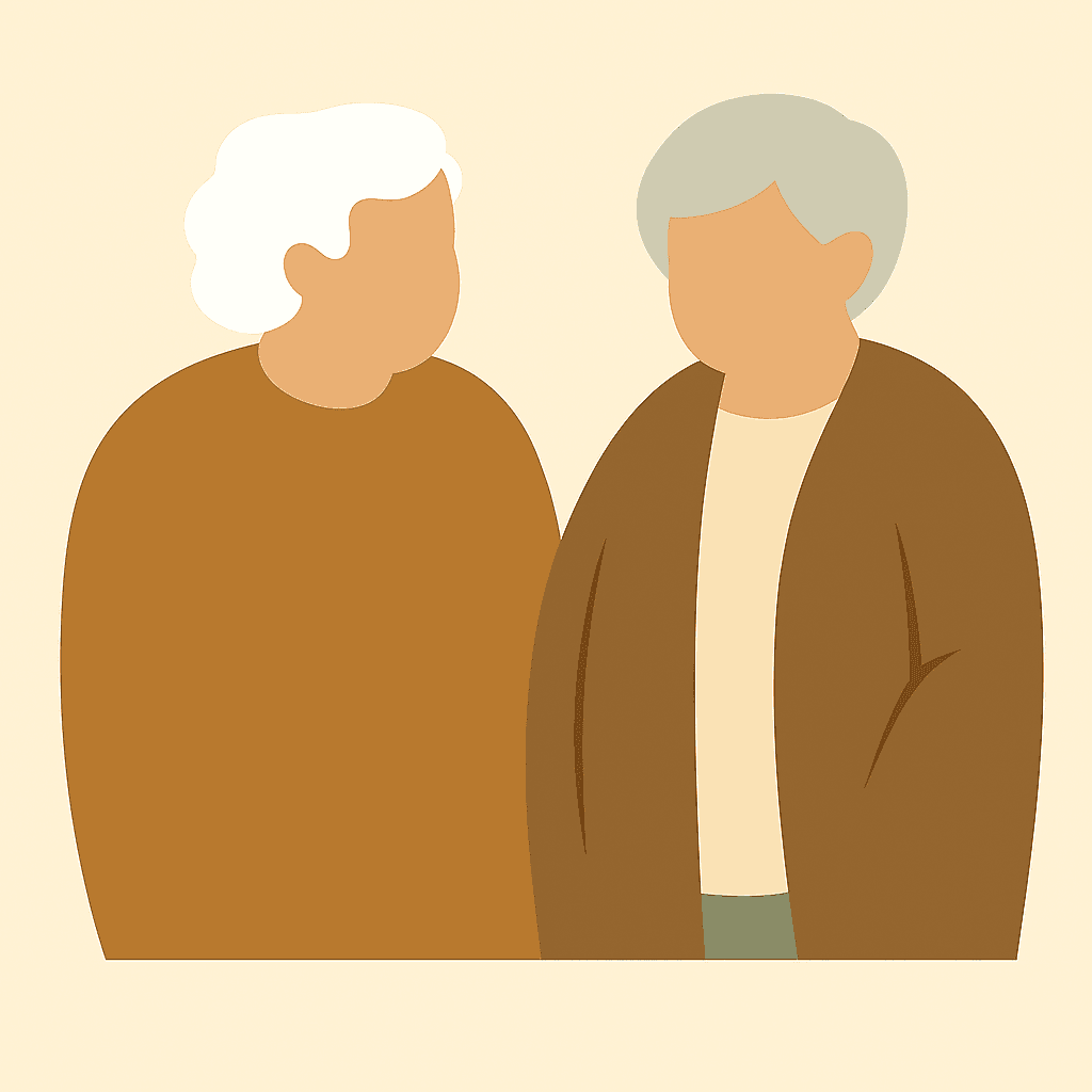 Illustration personnes âgées